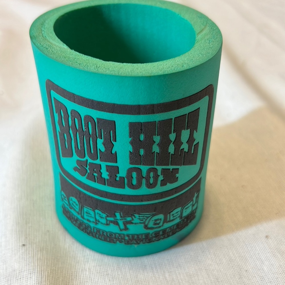 ⭐️ Vintage Boot Hill Saloon Koozie to keep your 12oz can of bottle cold